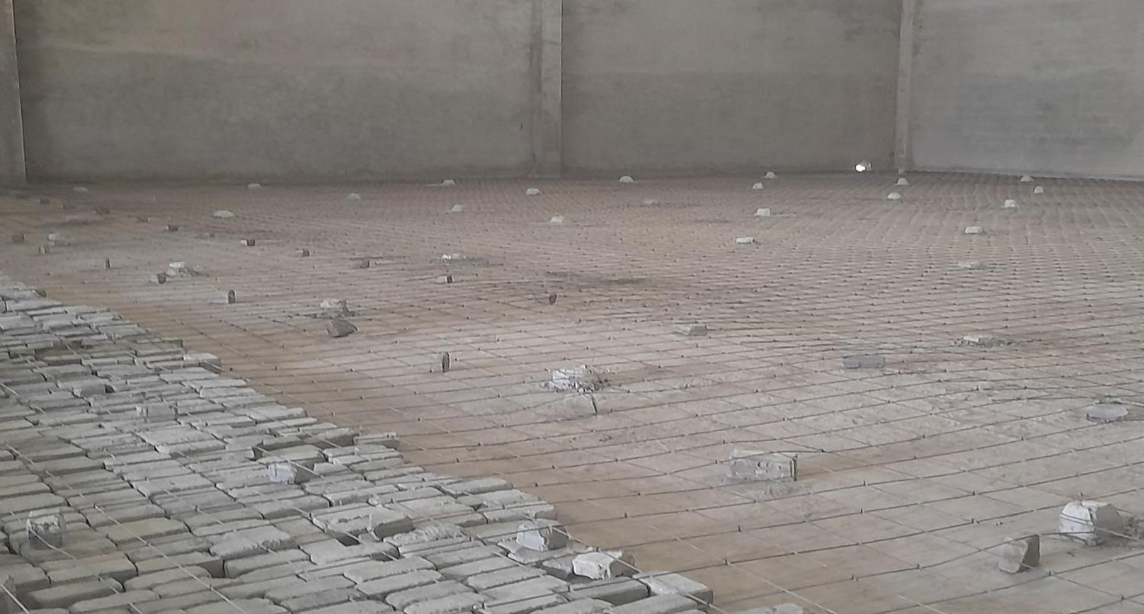 Interior construction site